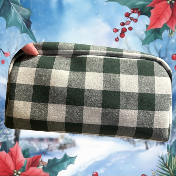 Make up bag, pouch, embellished with Christmas motif; NWT - Picture 3 of 5